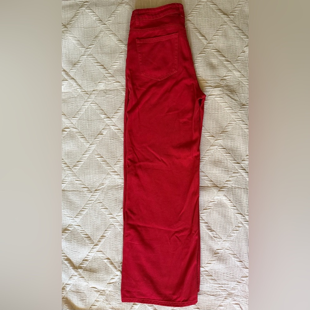 Princess Polly Bold Red Trousers - Picture 8 of 13